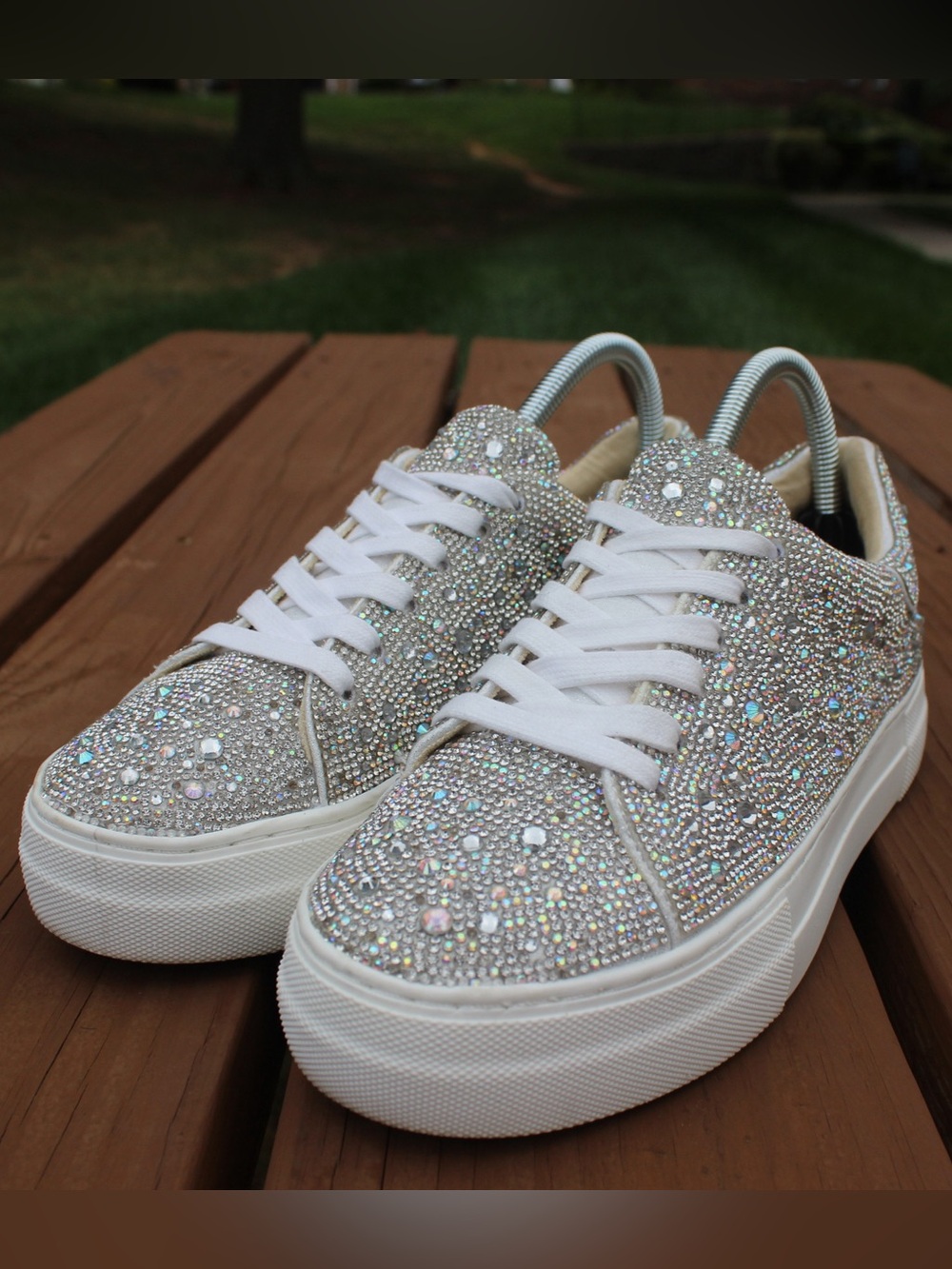 Betsey Johnson Sidny Platform Sneakers Women's Sz 8